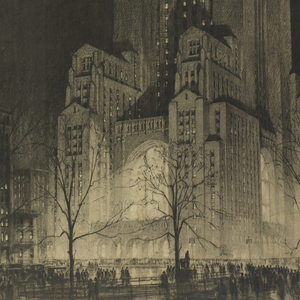Print, Proposed Convocation Tower, Madison Square (Northeast Corner of Madison Avenue and East 26th Streeet), 1921