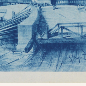 Photograph, Construction of Underpass, East River Drive at Queensborough Bridge, mid-20th century