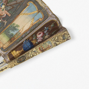 Pleated Fan And Case (France), ca. 1780