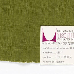 Sample, Mexicotton Solid, 1961