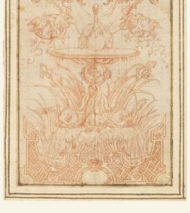 Drawing, Designs for Gobelins Tapestry, April (Les Mois Grotesques par Bandes), 1709–10