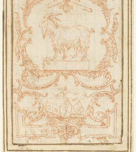 Drawing, Designs for Gobelins Tapestry, June (Les Mois Grotesques par Bandes), 1709–10