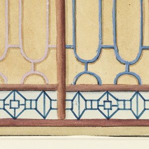 Drawing, Design for Fretwork, perhaps for the glass passage, 1803 or earlier