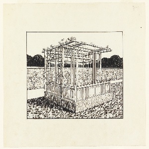 Drawing, Design for a Garden Pavilion, ca. 1912