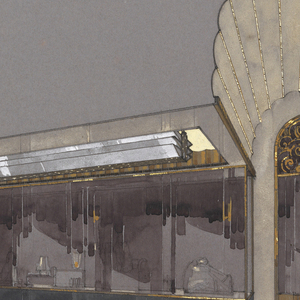 Drawing, Design for Store Facades with Plan, ca. 1925