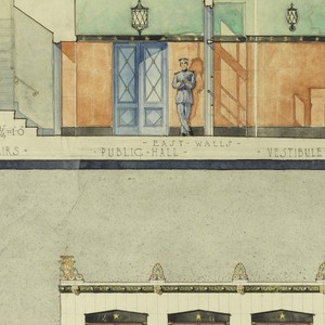 Drawing, Proposed improvement of property on Madison Avenue, New York City: Oceanic Investing Corporation, 1933