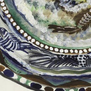 Drawing, Design for a plate, 1957