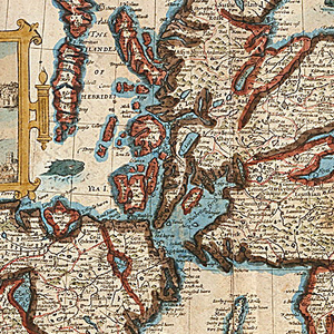 Print, Map of the British Isles, ca. 1770