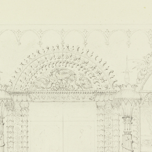 Drawing, Design for Doorway, 1815–22