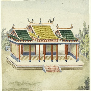 Drawing, Chinoiserie Pavilion, 1815–22