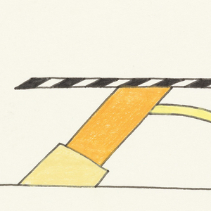 Drawing, Two Designs for Tables, June 15, 1981