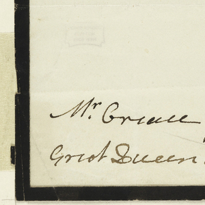 Document, Letter from George Troup, 1818
