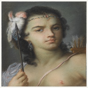 Drawing, Personification of America, before 1720