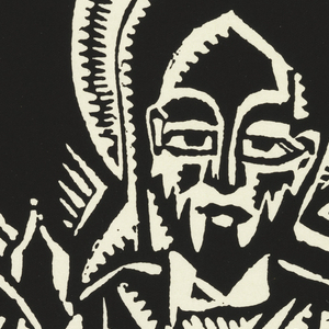 Print, Christos Zehajici, Christ, Plate III, "Ethiopie, cili Christos, Madonna a Svati, jak jsem ie videl v illuminacich starych ethiopskych kodexu" Portfolio, 1920