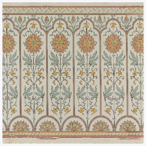 Frieze, Japanese Passion Flower, ca. 1880