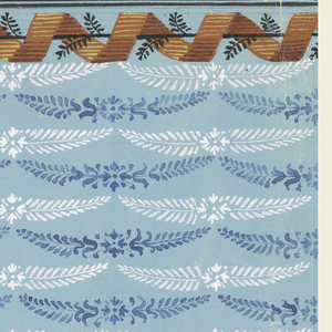 Drawing, Wallpaper Design, 1840–60
