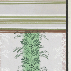 Drawing, Wallpaper Design, 1840–60