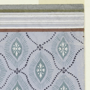 Drawing, Wallpaper Design, 1840–60