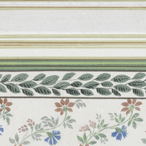 Drawing, Wallpaper Design, 1840–60