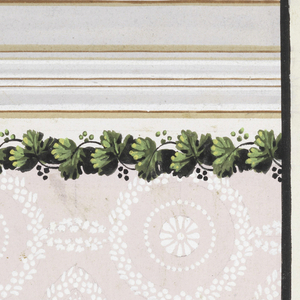 Drawing, Wallpaper Design, 1835–50