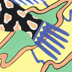 Drawing, Design for a Central Portion of a Scarf, ca. 1985