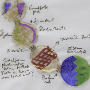 Drawing, Design for a Necklace, 1983