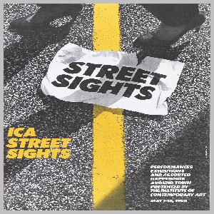 Poster, ICA Street Sights, Performances, Exhibitions, 1980