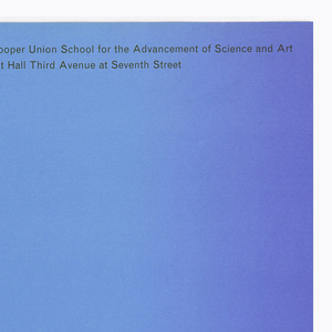 Poster, The Edge of the Millenium, A Symposium, 1991