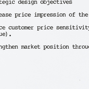 Drawing, Strategic design objectives, 20th century