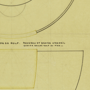 Drawing, Design for Golf Trophy Cup, 1934