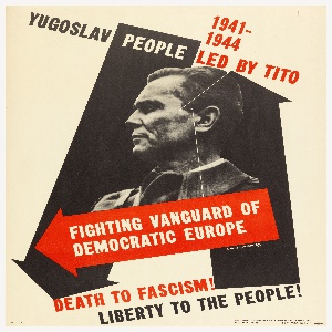 Poster, Fighting the Vanguard of Democratic Europe, ca. 1944