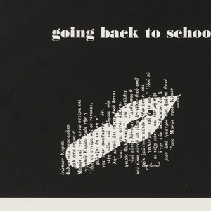 Poster, Going back to school, ca. 1960
