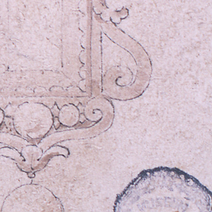 Drawing, Design for a Pendant, 1820–40