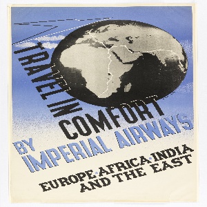 Poster, Travel in Comfort, Imperial Airways, ca. 1936