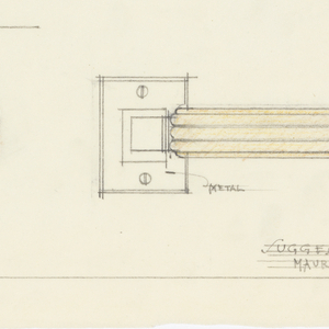 Drawing, Apartment for Mr. and Mrs. Maurice Benjamin: Suggestions for Hardware, ca. 1929