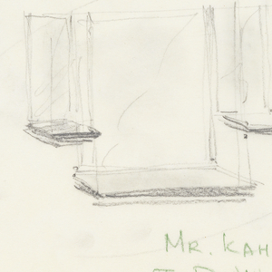 Drawing, Apartment for Mr. and Mrs. Maurice Benjamin: Mr. Kahn