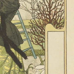 Print, February, from La Belle Jardinière, 1896