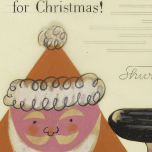 Drawing, Advertising Design for ShurEdge Knives:  Santa Toy, ca. 1946–1949