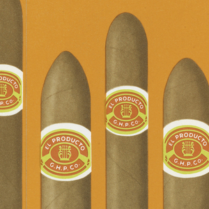 Pamphlet, El Producto Cigars Promotional Pamphlet (orange), ca. 1953