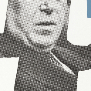 Poster, H.L. Mencken [After Book Cover for "Prejudices: A Selection, by H.L. Mencken"], ca. 1958