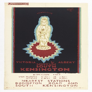 Poster, Victoria and Albert Musuem for London Underground, 1921
