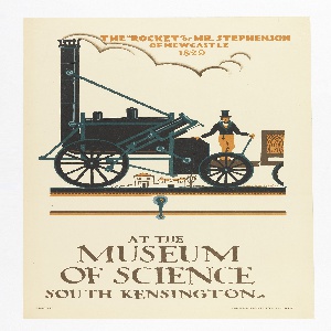 Poster, The Museum of Science, for London Underground, 1922