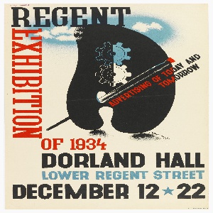 Poster, Regent Exhibition of 1934 - Dorland Hall, 1934