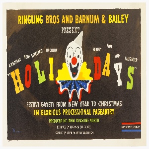 Poster, Ringling Brothers and Barnum & Baily Circue - Holidays, ca. 1943