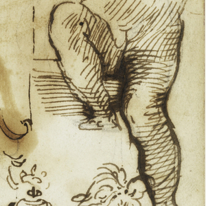 Drawing, Sheet from book of sketches, 1625–50