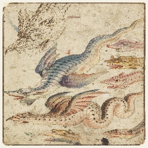 Drawing, Studies of a dragon, ca. 1560–1600