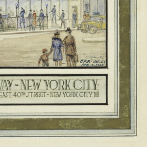 Drawing, Commercial Building: Nos. 189-191 Broadway, New York, NY, April 4, 1940
