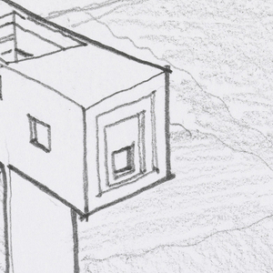 Drawing, Hi-Rise House, 1994
