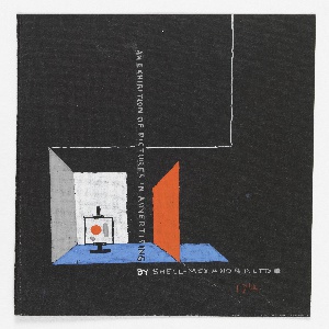 Drawing, Study for an Exhibition Annoucement for Shell-Mex and BP Ltd., 1934