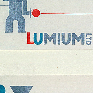 Print, Logo Design, Lumium Limited, 1935